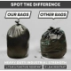 Generic Pack of 5 Biodegradeable Vegetable-Paper 17 x 19 Inches Garbage Bag (Black)