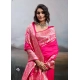 Generic Women's Silk Blend Printed Saree With Unstitched Blouse 5.5Mtr (Pink) Generic Women's Silk Blend Printed Saree With Unstitched Blouse 5.5Mtr (Pink)