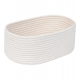 Generic Cotton Oval 10x7x5 Inch Bedside Organizer With Out Lid (White) Generic Cotton Oval 10x7x5 Inch Bedside Organizer With Out Lid (White)