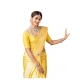 Generic Women's Soft Lichi Silk Printed Saree With Unstitched Blouse 5.5Mtr (Yellow) Generic Women's Soft Lichi Silk Printed Saree With Unstitched Blouse 5.5Mtr (Yellow)
