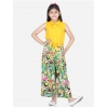 Generic Girl's Rayon Flamingo Print Sleeveless Jumpsuit (Yellow-Multicolor) Generic Girl's Rayon Flamingo Print Sleeveless Jumpsuit (Yellow-Multicolor)