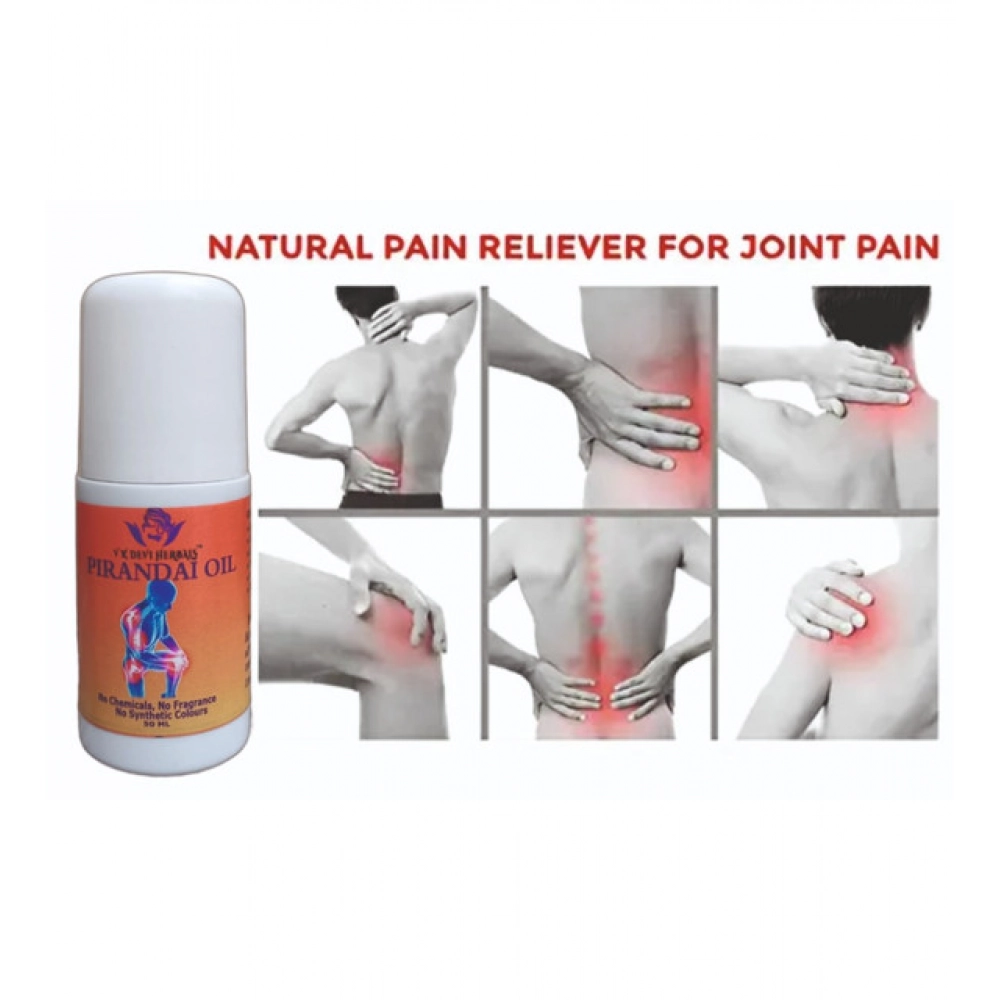 Generic Devi Herbal Pirandai Pain Relief 50 ML Oil - Natural, Chemical-Free Oil