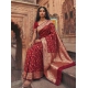 Generic Women's Art Silk Printed Saree With Unstitched Blouse 5.5Mtr (Red) Generic Women's Art Silk Printed Saree With Unstitched Blouse 5.5Mtr (Red)