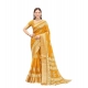 Generic Women's Cotton Silk Printed Saree With Unstitched Blouse 5.5Mtr (Yellow) Generic Women's Cotton Silk Printed Saree With Unstitched Blouse 5.5Mtr (Yellow)
