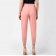 Generic Women's Polyester Solid Elasticated Trousers (Pink) Generic Women's Polyester Solid Elasticated Trousers (Pink)