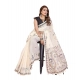 Generic Women's Linen Cotton Printed Saree With Unstitched Blouse 5.5Mtr (Off White) Generic Women's Linen Cotton Printed Saree With Unstitched Blouse 5.5Mtr (Off White)