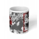 Generic Anime Erased Head Ceramic Printed Coffee Mug (White)