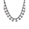 Generic Women's Brass Silver Plated Necklace set (White) Generic Women's Brass Silver Plated Necklace set (White)