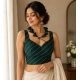 Generic Women's Silk Embellished Sweetheart Neck Sleeveless Readymade Padded Blouse (Green, Size 38) Generic Women's Silk Embellished Sweetheart Neck Sleeveless Readymade Padded Blouse (Green, Size 38)