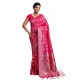 Generic Women's Silk Blend Printed Saree With Unstitched Blouse 5.5Mtr (Pink) Generic Women's Silk Blend Printed Saree With Unstitched Blouse 5.5Mtr (Pink)