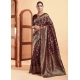 Generic Women's Jacquard Printed Saree With Unstitched Blouse 5.5Mtr (Maroon) Generic Women's Jacquard Printed Saree With Unstitched Blouse 5.5Mtr (Maroon)