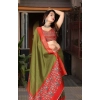 Generic Women's Cotton Silk Printed Saree With Unstitched Blouse 5.5Mtr (Green-Red) Generic Women's Cotton Silk Printed Saree With Unstitched Blouse 5.5Mtr (Green-Red)