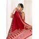 Generic Women's Crepe Printed Saree With Unstitched Blouse 5.5Mtr (Maroon) Generic Women's Crepe Printed Saree With Unstitched Blouse 5.5Mtr (Maroon)