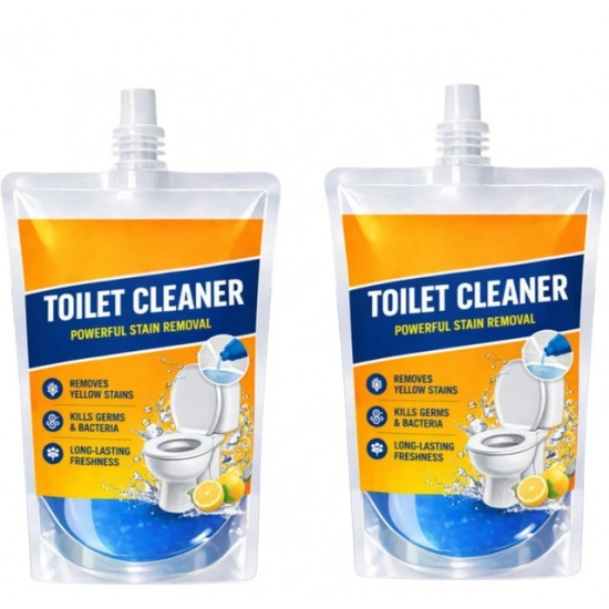 Generic Pack of 2 Ultra Clean Toilet Gel Liquid Cleaner Pouches 200 ML Generic Pack of 2 Ultra Clean Toilet Gel Liquid Cleaner Pouches 200 ML
