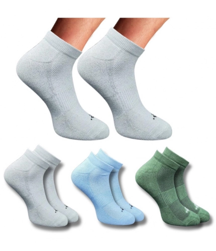 Generic 3_Pair Set Unisex Casual Cotton Printed Low Cut Socks (Multicolor)