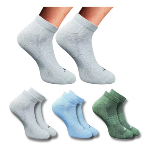 Generic 3_Pair Set Unisex Casual Cotton Printed Low Cut Socks (Multicolor)