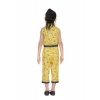 Generic Girl's Cotton Printed Sleeveless Jumpsuit (Yellow) Generic Girl's Cotton Printed Sleeveless Jumpsuit (Yellow)