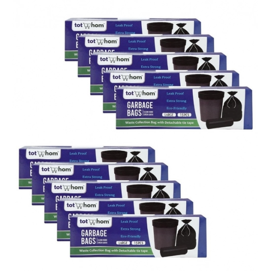 Generic Pack of 10 Biodegradeable Vegetable-Paper 25 x 30 Inches Garbage Bag (Black) Generic Pack of 10 Biodegradeable Vegetable-Paper 25 x 30 Inches Garbage Bag (Black)
