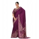 Generic Women's Crepe Printed Saree With Unstitched Blouse 5.5Mtr (Wine) Generic Women's Crepe Printed Saree With Unstitched Blouse 5.5Mtr (Wine)