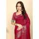 Generic Women's Cotton Blend Checkered Saree With Unstitched Blouse 5.5Mtr (Red) Generic Women's Cotton Blend Checkered Saree With Unstitched Blouse 5.5Mtr (Red)