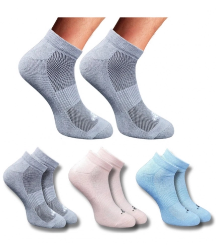 Generic 3_Pair Set Unisex Casual Cotton Printed Low Cut Socks (Multicolor)