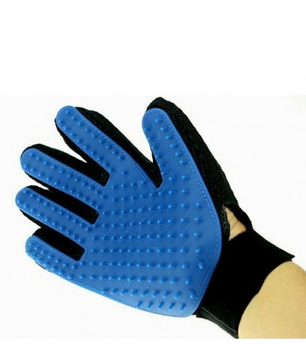 Generic Pack of 2_5-Finger Deshedding Glove – Pet Hair Remover And Grooming Gloves (Color: Assorted )
