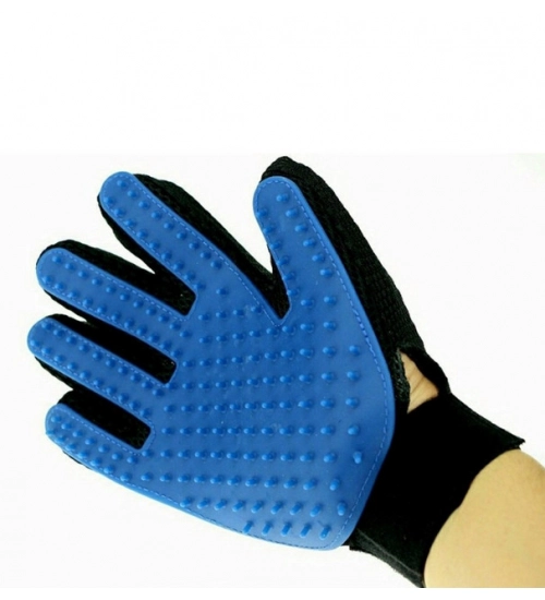 Generic Pack of 2_5-Finger Deshedding Glove – Pet Hair Remover And Grooming Gloves (Color: Assorted )