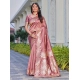 Generic Women's Jacquard Printed Saree With Unstitched Blouse 5.5Mtr (Pink) Generic Women's Jacquard Printed Saree With Unstitched Blouse 5.5Mtr (Pink)