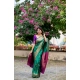 Generic Women's Katan_Silk Zari_Weaving Saree With Unstitched Blouse 5.5Mtr (Dark_Green) Generic Women's Katan_Silk Zari_Weaving Saree With Unstitched Blouse 5.5Mtr (Dark_Green)