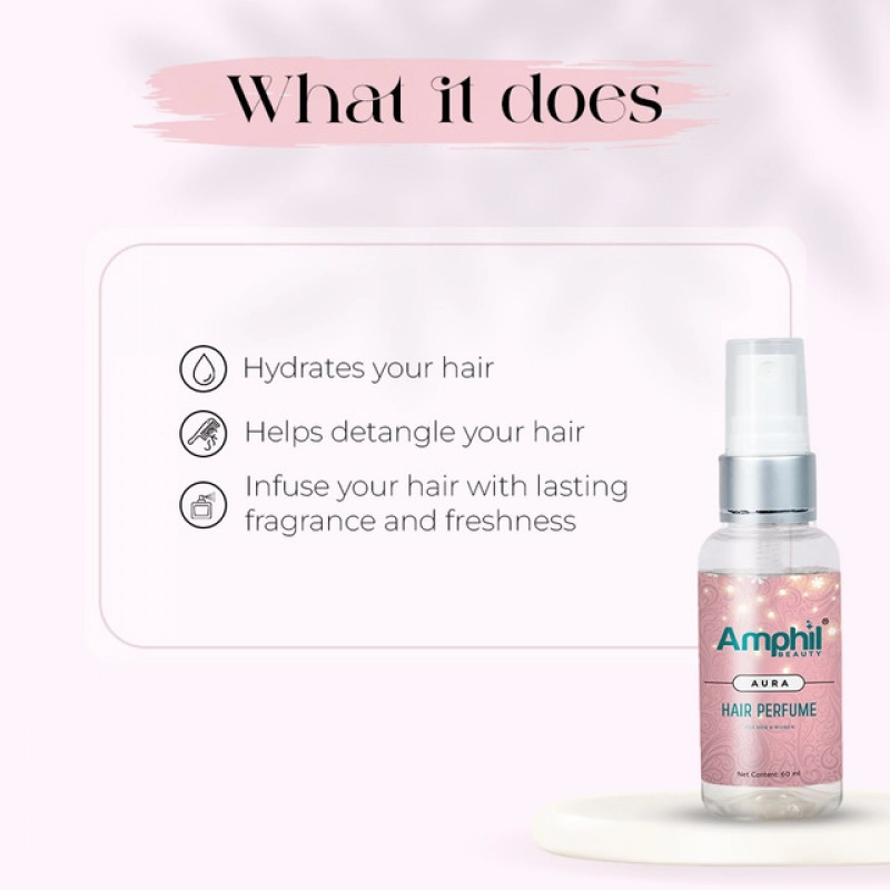 Generic Amphil beauty Aura Unisex Hair perfume 60 ml | Alcohol Free | Water Based | Paraben Free