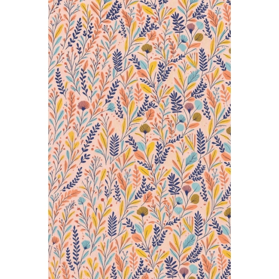 Generic Microfiber Floral Printed Double Bedsheet with 2 Pillow Covers (Multicolor)