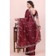 Generic Women's Georgette Embroidered Saree With Unstitched Blouse 5.5Mtr (Maroon) Generic Women's Georgette Embroidered Saree With Unstitched Blouse 5.5Mtr (Maroon)