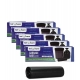 Generic Pack of 5 Biodegradeable Vegetable-Paper 25 x 30 Inches Garbage Bag (Black)