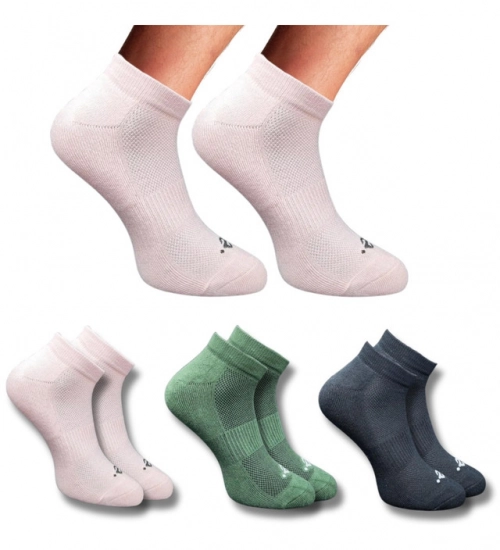 Generic 3_Pair Set Unisex Casual Cotton Printed Low Cut Socks (Multicolor)