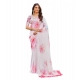 Generic Women's Georgette Floral Printed Saree With Unstitched Blouse 5.5Mtr (Off White-Pink) Generic Women's Georgette Floral Printed Saree With Unstitched Blouse 5.5Mtr (Off White-Pink)