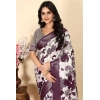 Generic Women's Cotton Silk Floral Printed Saree With Unstitched Blouse 5.5Mtr (Multicolor)