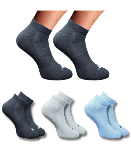 Generic 3_Pair Set Unisex Casual Cotton Printed Low Cut Socks (Multicolor)