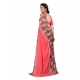 Generic Women's Georgette Printed Saree With Unstitched Blouse 5.5Mtr (Pink) Generic Women's Georgette Printed Saree With Unstitched Blouse 5.5Mtr (Pink)