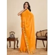 Generic Women's Georgette Printed Saree With Unstitched Blouse 5.5Mtr (Yellow) Generic Women's Georgette Printed Saree With Unstitched Blouse 5.5Mtr (Yellow)