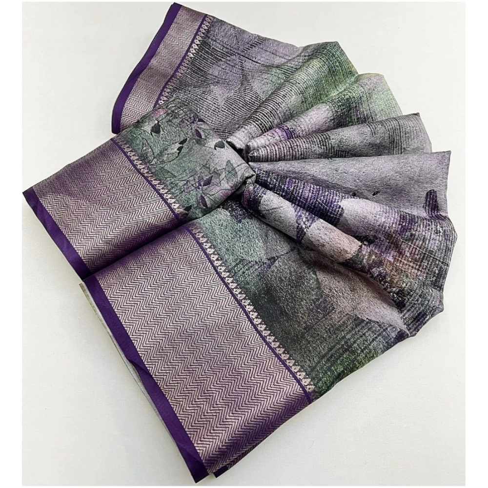 Generic Women's Cotton Silk Printed Saree With Unstitched Blouse 5.5Mtr (Multicolor) Generic Women's Cotton Silk Printed Saree With Unstitched Blouse 5.5Mtr (Multicolor)