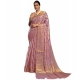 Generic Women's Organza Woven Saree With Unstitched Blouse 5.5Mtr (Pink) Generic Women's Organza Woven Saree With Unstitched Blouse 5.5Mtr (Pink)