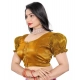 Generic Women's Jimmy Solid Designer Neck Elastic Sleeve Readymade Blouse (Gold 38 , Alterable up to 42)-PID65828 Generic Women's Jimmy Solid Designer Neck Elastic Sleeve Readymade Blouse (Gold 38 , Alterable up to 42)-PID65828