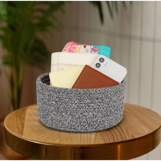 Generic Cotton 8x3 Inch Kidi Round 1 Pcs Bedside Organizer With Out Lid (Black) Generic Cotton 8x3 Inch Kidi Round 1 Pcs Bedside Organizer With Out Lid (Black)