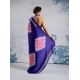 Generic Women's Satin Crepe Printed Saree With Unstitched Blouse 5.5Mtr (Purple) Generic Women's Satin Crepe Printed Saree With Unstitched Blouse 5.5Mtr (Purple)