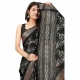 Generic Women's Cotton Silk Floral Printed Saree With Unstitched Blouse 5.5Mtr (Black) Generic Women's Cotton Silk Floral Printed Saree With Unstitched Blouse 5.5Mtr (Black)
