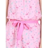 Generic Girl's Rayon Flamingo Print Sleeveless Jumpsuit (Pink) Generic Girl's Rayon Flamingo Print Sleeveless Jumpsuit (Pink)