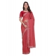 Generic Women's Georgette Embellished Saree With Unstitched Blouse 5.5Mtr (Coral Red) Generic Women's Georgette Embellished Saree With Unstitched Blouse 5.5Mtr (Coral Red)