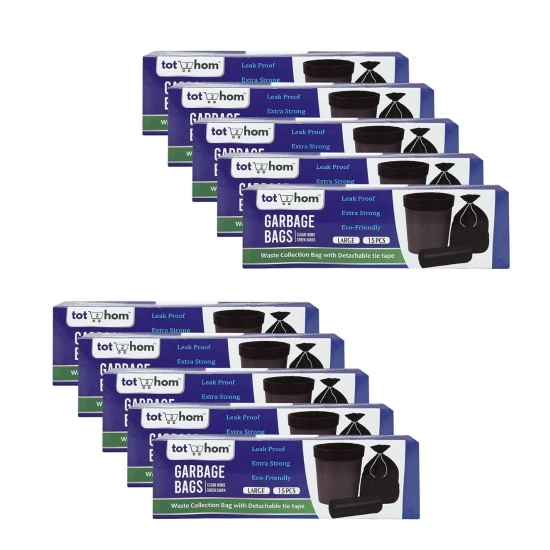 Generic Pack of 10 Biodegradeable Vegetable-Paper 25 x 30 Inches Garbage Bag (Black) Generic Pack of 10 Biodegradeable Vegetable-Paper 25 x 30 Inches Garbage Bag (Black)