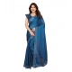Generic Women's Georgette Printed Saree With Unstitched Blouse 5.5Mtr (Blue) Generic Women's Georgette Printed Saree With Unstitched Blouse 5.5Mtr (Blue)