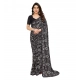 Generic Women's Georgette Printed Saree With Unstitched Blouse 5.5Mtr (Black) Generic Women's Georgette Printed Saree With Unstitched Blouse 5.5Mtr (Black)